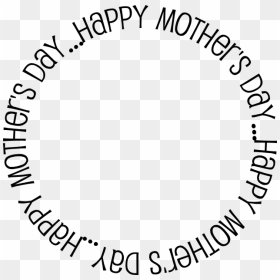Happy Mothers Day Clip Art Black And White Clipartfest - Mother's Day Clipart Black And White, HD Png Download - mothers day png
