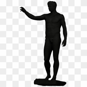 Greek Statue Png Black , Png Download - Greek Statue Silhouette, Transparent Png - greek statue png