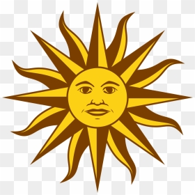 Sol De Mayo-bandera De Uruguay - Sol De Mayo Png, Transparent Png - sol png