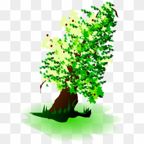 Tree Painting Vector Design, HD Png Download - falling png