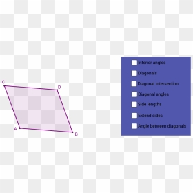 Diagram, HD Png Download - parallelogram png