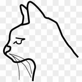 Sketch, HD Png Download - cat head png