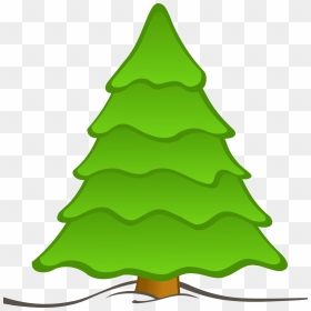 Tree Cartoon Png Cartoon Christmas Tree, Cartoon Christmas - Plain Christmas Tree Clipart, Transparent Png - tree.png