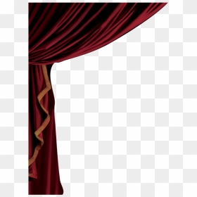 Stage Curtains Png Picture - Dark Red Curtain Png, Transparent Png - red curtain png