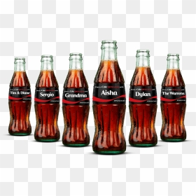 Transparent Cola Clipart - Glass Bottle Of Coca Cola, HD Png Download - coke png
