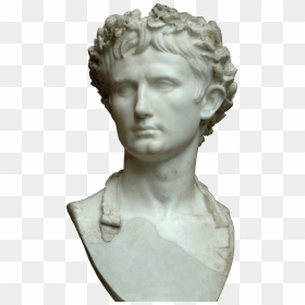 Greek Head Statue Png Jpg Transparent Library - Augustus Caesar, Png Download - greek statue png