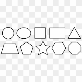 Black And White Shapes Png - Clip Art, Transparent Png - rhombus png