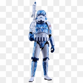 Star Wars Stromtrooper Porcelain Pattern Version Sixth - Blue Stormtrooper Png, Transparent Png - storm trooper png