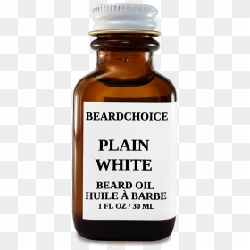 Plain White Beard Oil - Glass Bottle, HD Png Download - white beard png