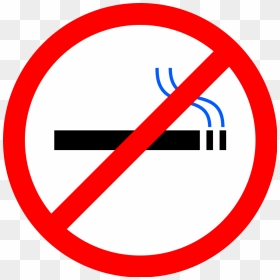 No Smoking Clipart Logo Image Royalty Free Free No - Clip Art No Smoking, HD Png Download - red smoke png