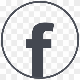White Circle Facebook Icon, HD Png Download - facebook icon white png