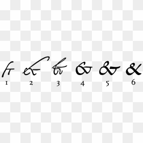 History Of Ampersand, HD Png Download - ampersand png