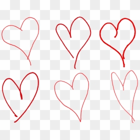 Hand Drawn Drawing Png Heart Png, Transparent Png - heart .png