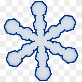 Snowflake Do A Dot - Small Simple Snowflakes Clipart, HD Png Download - frozen snowflake png