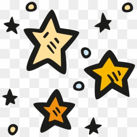 Stars Icon - Beautiful Girl Drawing For Kids, HD Png Download - star icon png