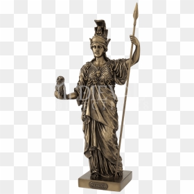 Wisdom Goddess Png - Athena Statue Png, Transparent Png - greek statue png