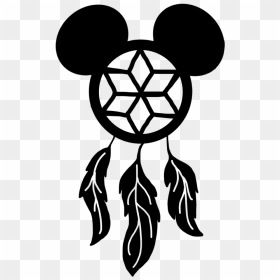 Dream Catcher Decal - Easy Drawing Of A Dreamcatcher, HD Png Download - dream catcher png