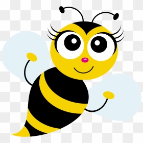 Cute Honey Bee Png - Desenho De Abelha Png, Transparent Png - bees png