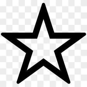 Stars Icon Png - Simple Star Tattoo Design, Transparent Png - star icon png