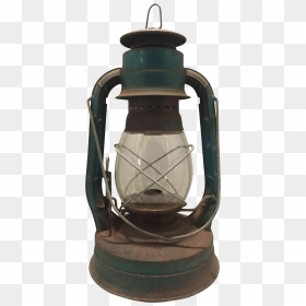 Vintage Dietz Turquoise & Rust Lantern - Antique, HD Png Download - lantern png