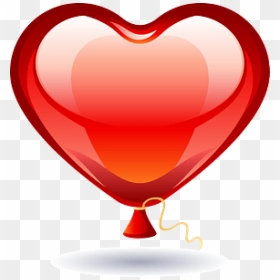 Heart Balloon Clipart - Heart Balloon Png, Transparent Png - heart .png