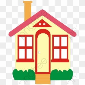 Red Smoke Cartoon House, Cartoon Clipart, Red, Cartoon - Avlastningsbord 20 Cm Djup, HD Png Download - red smoke png