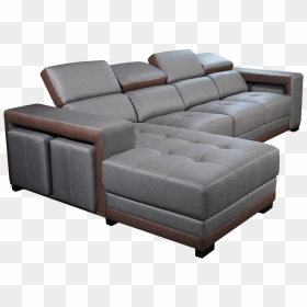 L Shape Sofa Png Image File - Chaise Longue, Transparent Png - sofa png