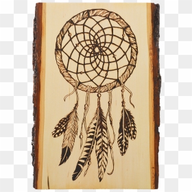Native American Wood Burning Designs, HD Png Download - dream catcher png