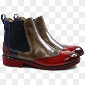 Ankle Boots Amelie 5 Crust Rich Red Smoke Navy Light - Chelsea Boot, HD Png Download - red smoke png