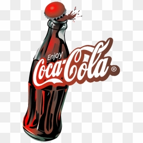 Coke No Background - Transparent Background Coca Cola Bottle Png, Png Download - coke png