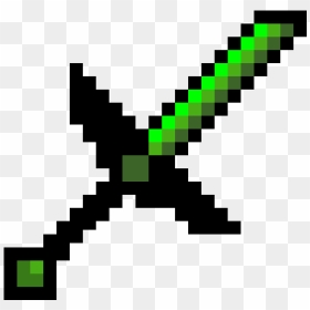 Minecraft Diamond Sword Sketch, HD Png Download - diamond sword png