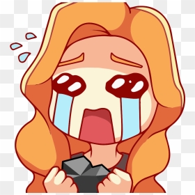 Cry Emote With A Lump Of Coal - Transparent Cute Discord Emotes, HD Png Download - twitch emotes png