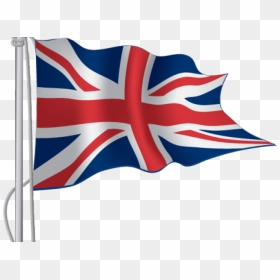 British Flag Clipart Present - Transparent British Flag Png, Png Download - flag pole png