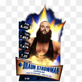 Braunstrowman S3 14 Wrestlemania33 - Wwe Supercard Season 6, HD Png Download - braun strowman png
