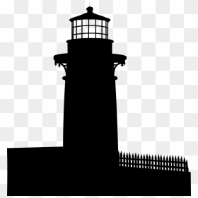 Black & White - Lighthouse Transparent Clipart, HD Png Download - lighthouse png