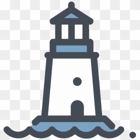 Vector Lighthouse Red Blue, HD Png Download - lighthouse png