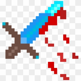 Transparent Minecraft Wolf Png - Minecraft Demon Blood Sword, Png Download - diamond sword png
