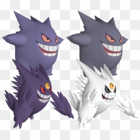 Download Zip Archive - Gengar 3d Model, HD Png Download - gengar png