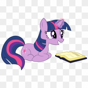 Twilight Sparkle My Little Pony The Twilight Saga - My Little Pony Twilight Sparkle Reading, HD Png Download - twilight sparkle png