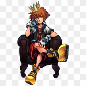 Sora Kingdom Hearts King, HD Png Download - sora png