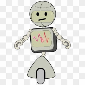 Pac Man Clip Arts - Robot On One Wheel Drawing, HD Png Download - pac man png