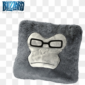 Blizzcon Overwatch Pillow Winston Plush Pillow - Winston Overwatch Pillow, HD Png Download - winston png
