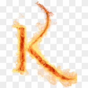 K Alphabet Png - Fire Letters K Png, Transparent Png - alphabet png