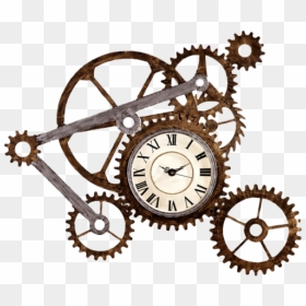 Steampunk Gadgets Png Background - Steampunk Clock Steampunk Png, Transparent Png - steampunk png