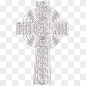 Silver Celtic Cross 2 Clip Arts - Silver Cross Png, Transparent Png - celtic cross png
