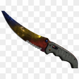 Flip Knife Cs Go Marble Fade, HD Png Download - csgo knife png