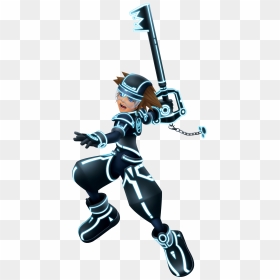 Kingdom Hearts Dream Drop Distance Tron Sora - Kingdom Hearts Tron Sora, HD Png Download - sora png