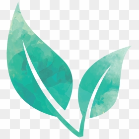 Watercolor Leaf Png - Leaf Logo Png Hd, Transparent Png - watercolor leaves png