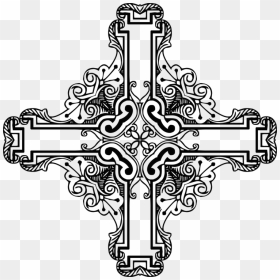 Transparent Celtic Cross Png - Free Vintage Crucifix Clipart, Png Download - celtic cross png