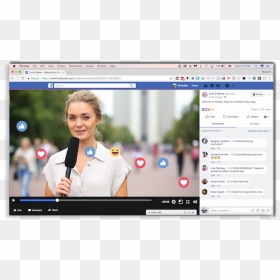Facebook Live Stream, HD Png Download - facebook live png